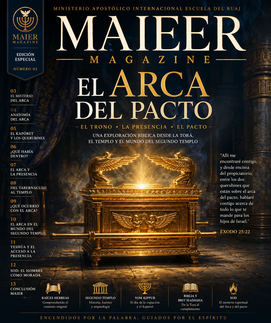 Portada de MAIER Magazine, Edición Especial Nº 2: El Arca del Pacto